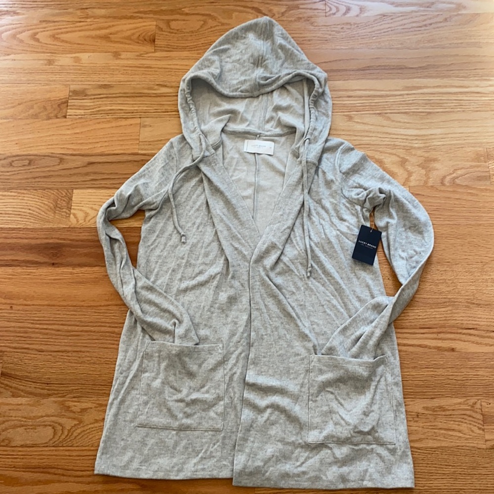 NEW Lucky Brand Hoodie Cardigan